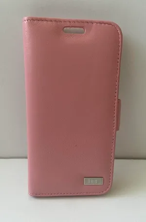 iPhone X Case Leather Wallet Flip Cover Pink thumbnail 1