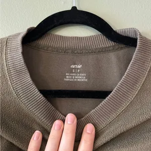 Aerie Split Hem Crewneck Sweatshirt thumbnail 3