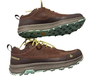 Vasque Satoru Trail LT Low‎ Hiking Shoes Brown Yellow Vibram Gorpcore Womens 7.5 thumbnail 1