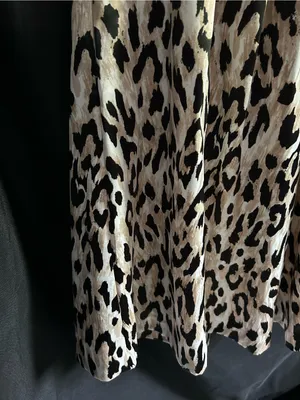 White House Black Market Women’s Leopard Print Sleeveless A-Line Dress SZ 8 thumbnail 6