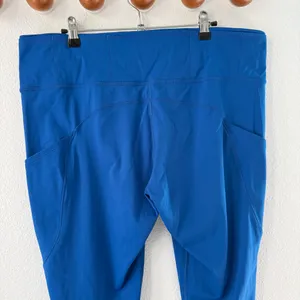 Lululemon Fast and Free High Rise Tight 25" Nulux Symphony Blue Leggings 18 thumbnail 7