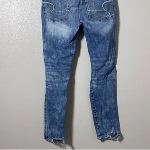 American Eagle Women Denim Light Blue Super Stretch Ankle Jegging Jeans‎ size 6 thumbnail 7