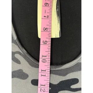 Peyton Jensen Evereve Camo Sleeveless Maxi Tank Dress Grey Black XL NEW Tags thumbnail 9