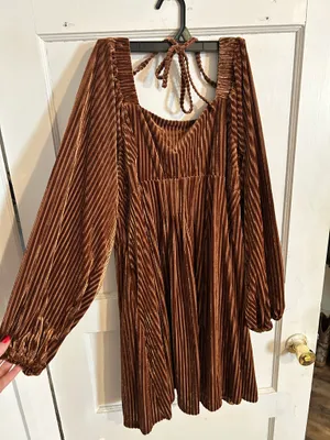 TikTok shop dress Brown Size XL thumbnail 1