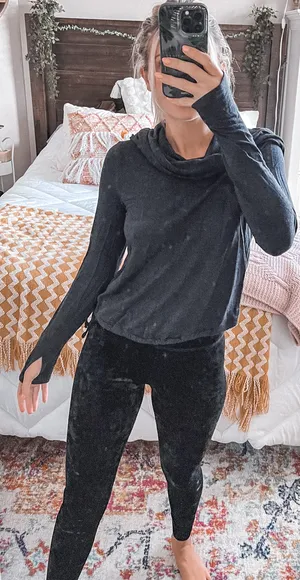 Charcoal Gray Coal Neck Longsleeve thumbnail 1