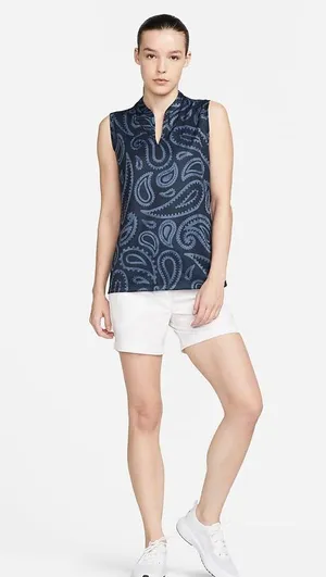 Nike Dri-FIT Victory Women's Sleeveless Printed Golf Polo thumbnail 4