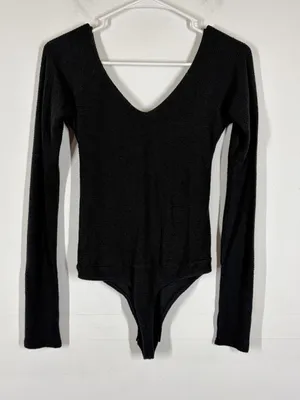 Skin Nora Faux Wrap Textured Bodysuit Size 1 / Small thumbnail 7
