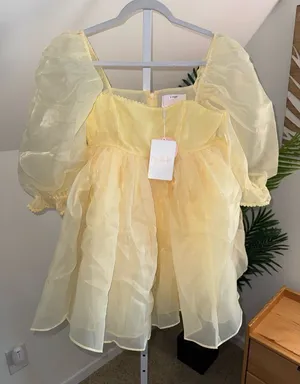 Selkie The Cream Puff Dress in‎ Baby Banana XS thumbnail 1