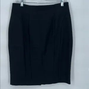 Flavio Castellani Black Pencil Skirt IT 46 Made in Italy thumbnail 3