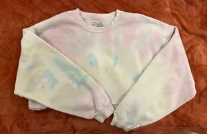 Multicolored Oversized Sweatshirt Multiple Size XL thumbnail 1