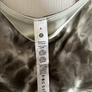 Lululemon Women Align Tank Diamond Dye Light Sage Army Green‎ Dark Green Sz 6 thumbnail 7