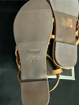 Madden Girl Treasuree Tan Paris Strappy Toe-Ring Sandals Women’s SZ 8 BNIB thumbnail 8