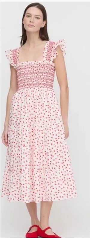 HILL HOUSE- Ellie Nap Dress Lots Of Hearts, S thumbnail 1
