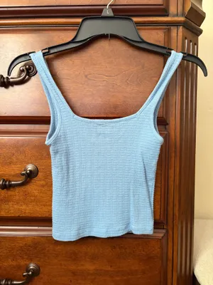 American Eagle blue tank top thumbnail 2