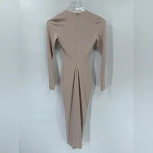 Nookie Ti amo v‎ neck cross cross long sleeve midi dress size 8 thumbnail 3