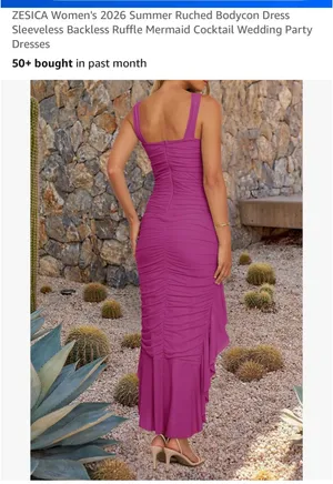 MIDI body con dress Purple thumbnail 3