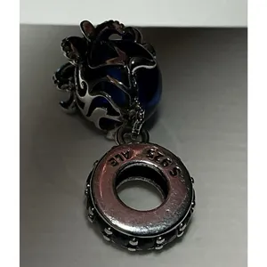 Pandora Blue Crab Dangle Charm S925 Blue Murano Glass Ocean Sea Life thumbnail 9
