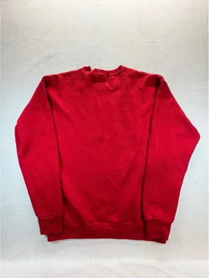 Ohio OHIO Leopard Print Red Crewneck Sweatshirt Size L thumbnail 5