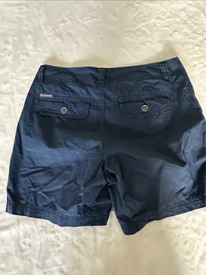 Columbia Women's Navy Outdoor Cotton Shorts thumbnail 3