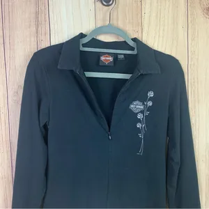 Harley-Davidson Black Fitted Knit Shirt‎ thumbnail 5