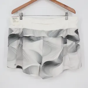 Calia Kick It Up Mid Rise Shorts Dune Print Grey XXL Running Training thumbnail 6