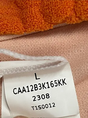 Cupshe Orange Textured Halter High-Waist Bikini thumbnail 5