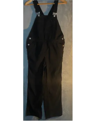 Everlane Black Cotton‎ Overalls with Adjustable Straps size 2 thumbnail 3