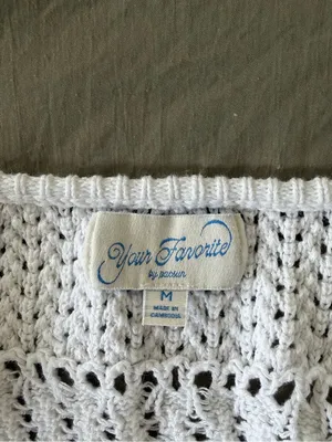 Crochet tank top cover up thumbnail 3