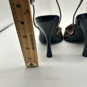 Journee Collection‎ Heels Womens 7 Black Ivyann Vegan Leather Stiletto Pumps NEW thumbnail 6