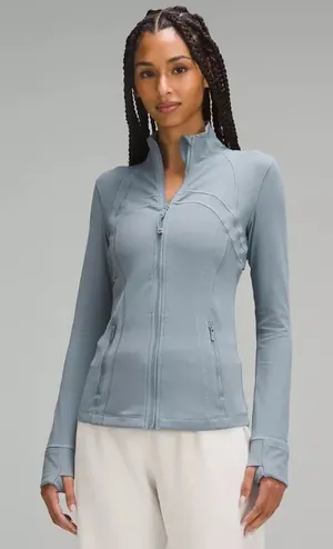 Lululemon Define Jacket Size‎ 8 Belgian Blue thumbnail 1