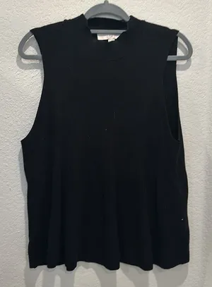 Loft‎ Black Sweater Tank - Stylish, Soft, and Cozy Fall Essential thumbnail 1