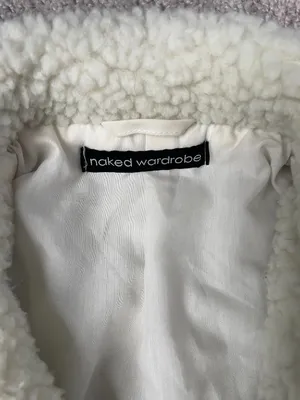 Naked Wardrobe Cropped Sherpa Jacket thumbnail 5