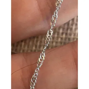 18 inch a240 925 sterling silver necklace thumbnail 7