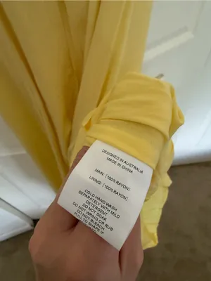NWT Petal & Pup Archer Sleeveless Fit & Flare Midi Dress Butter Yellow Small thumbnail 9