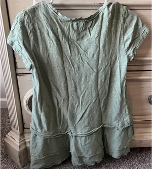 Boutique Blouse Green Size M thumbnail 2