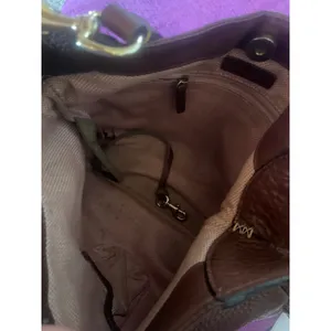 DOONEY & BOURKE Frederica Bag Pebbled Leather Tan Purse Shoulder / Crossbody thumbnail 14