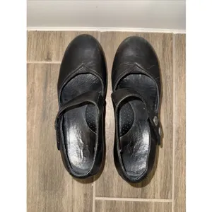 Dansko Tandy Mary Jane Black Leather Women's Shoes Strappy Comfort Clog Sz 36 thumbnail 5