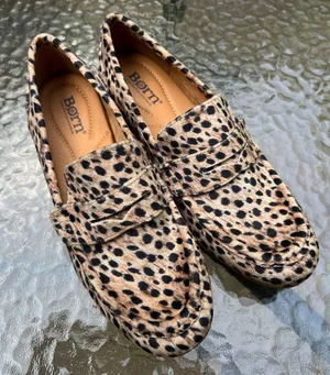 Born Women’s Cheetah Animal Print Slip On Loafers/Shoes, Casual Maximalist|Sz:7M thumbnail 1