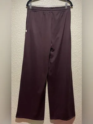 Vuori NWOT Halo Essential Wide Leg Relaxed Lounge Pants in Heathered Brown plum thumbnail 4