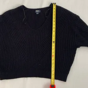 Maeve Anthropologie V neck knit sweater‎ size women's large thumbnail 5