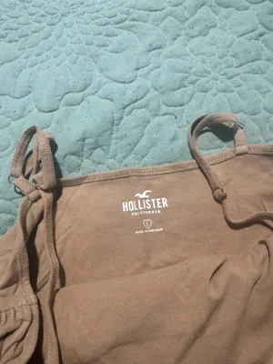 Hollister Brown Ruffle Tank Top thumbnail 3