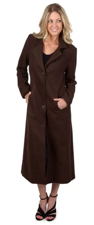 Chocolate brown trench cardigan Brown Size XXL thumbnail 1