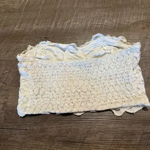 Free People White Lace Adella Corset Strapless Bralette Top thumbnail 4