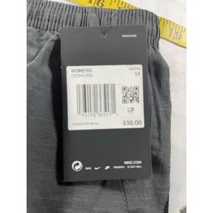 Nike Women’s Plus Size 1X Running Shorts - Gray Heather Dri-FIT Athletic - NW thumbnail 11
