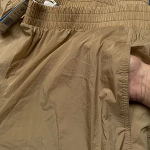 Adidas Originals Track Pants Womens 3X Athletic‎ Nylon Snap Leg Joggers Tan NEW thumbnail 9