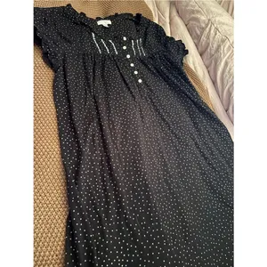 Secret Treasures Polka Dot Sleep Gown Nightgown Puff Sleeve Button Cottagecore thumbnail 4