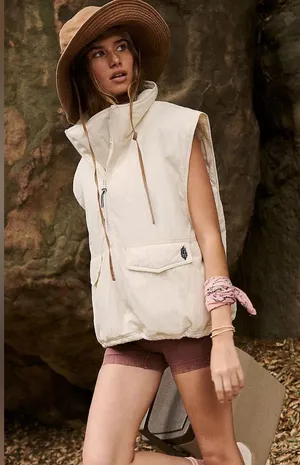 Free people Off The Bleachers Vest thumbnail 1