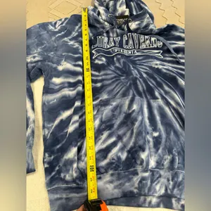 NWT XL Tie-dyed lightweight Hoodie “Luray Taverns, VA” thumbnail 7