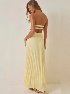 Altar'd State Nellie Satin Maxi Dress thumbnail 3
