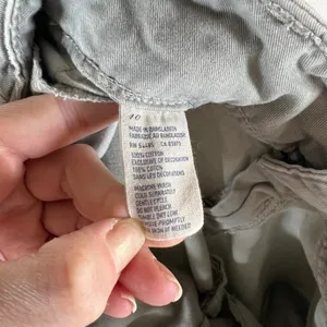 American Eagle Outfitters Womens Gray‎ Cotton Twill Straight Leg Pants Size 10 thumbnail 8